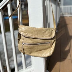 HOBO Cream Crossbody Bag